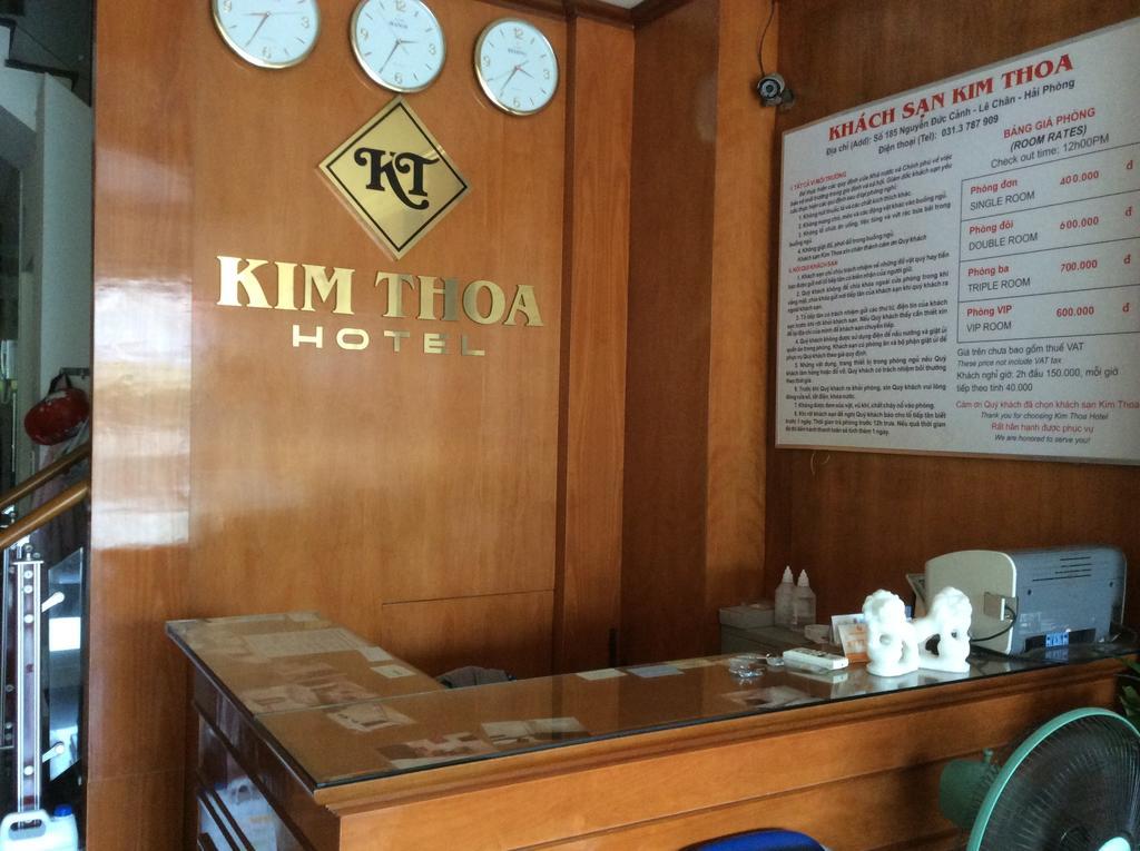 Kim Thoa Hotel Hai Phong Esterno foto